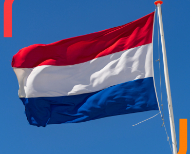 Foto Nederlandse vlag fijnder